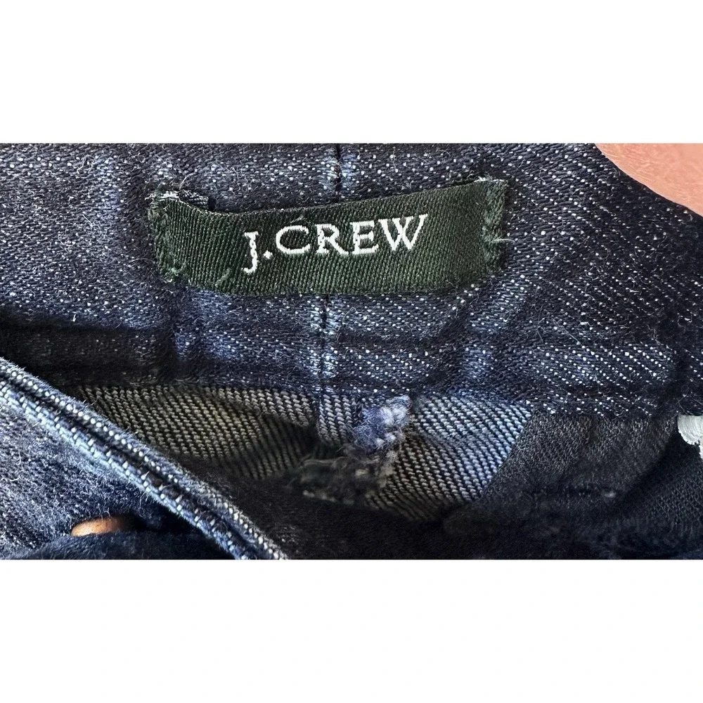 J Crew Slimming Stretch Jeans Dark Wash Classy Office Business Women's 28 X 32